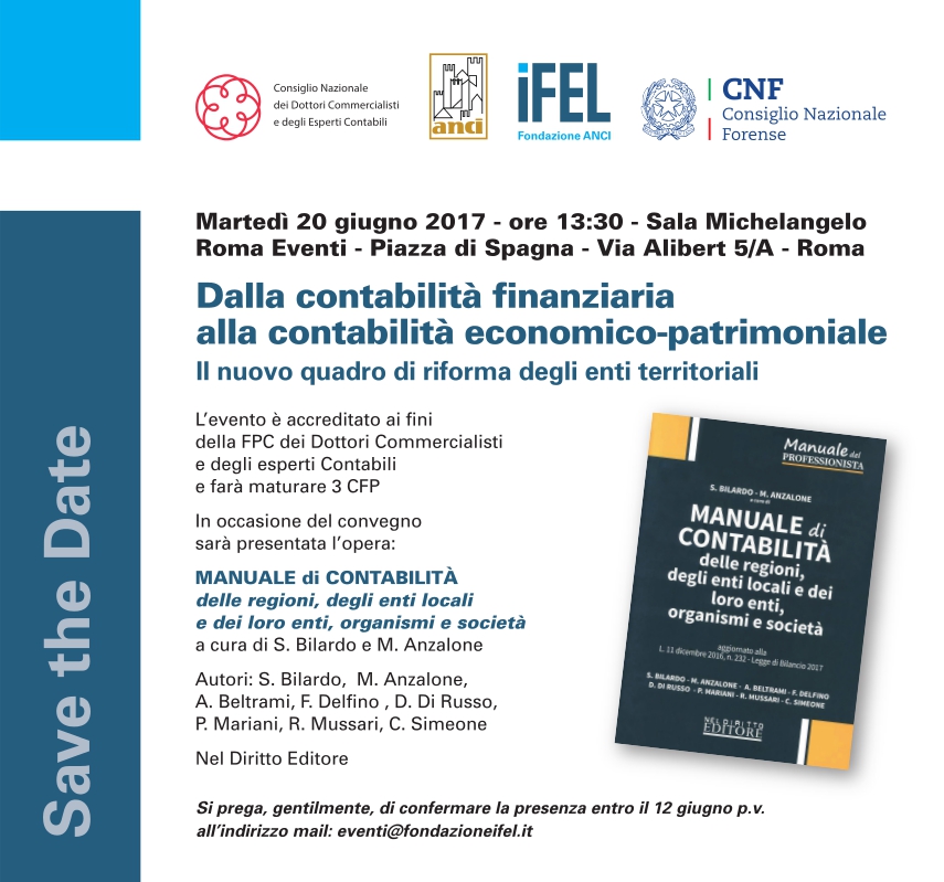 Dalla contabilità finanziaria alla contabilità economico-patrimoniale