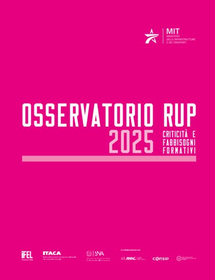 Osservatorio RUP 2025 - Criticit&agrave; e fabbisogni formativi